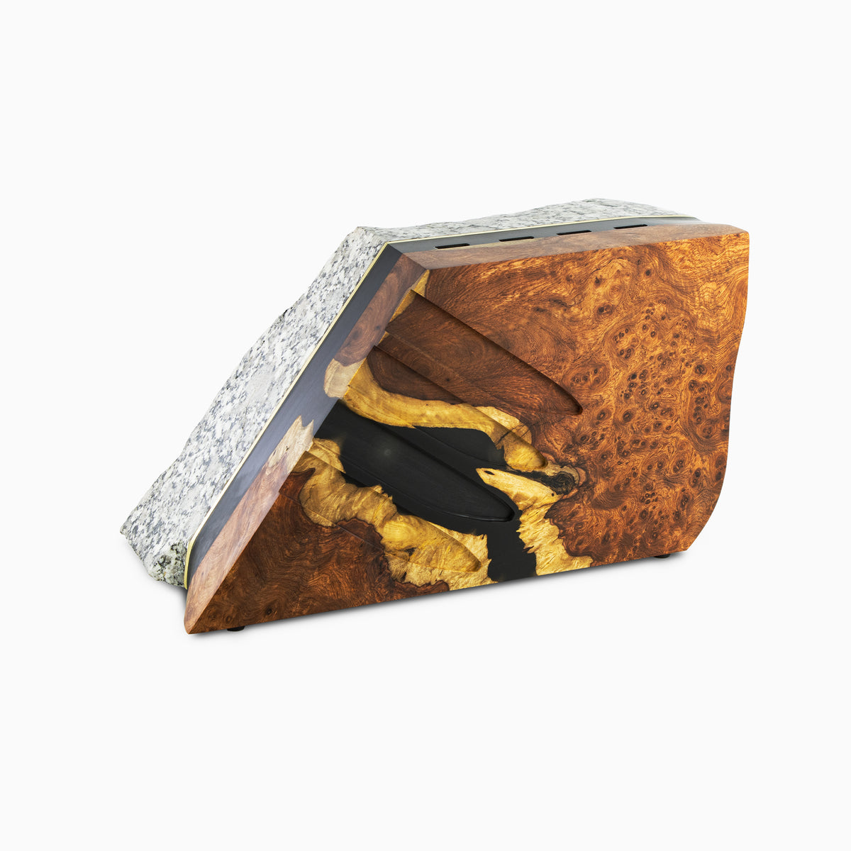 Dark Side of the Moon - Uru Steak Knife Rock Block