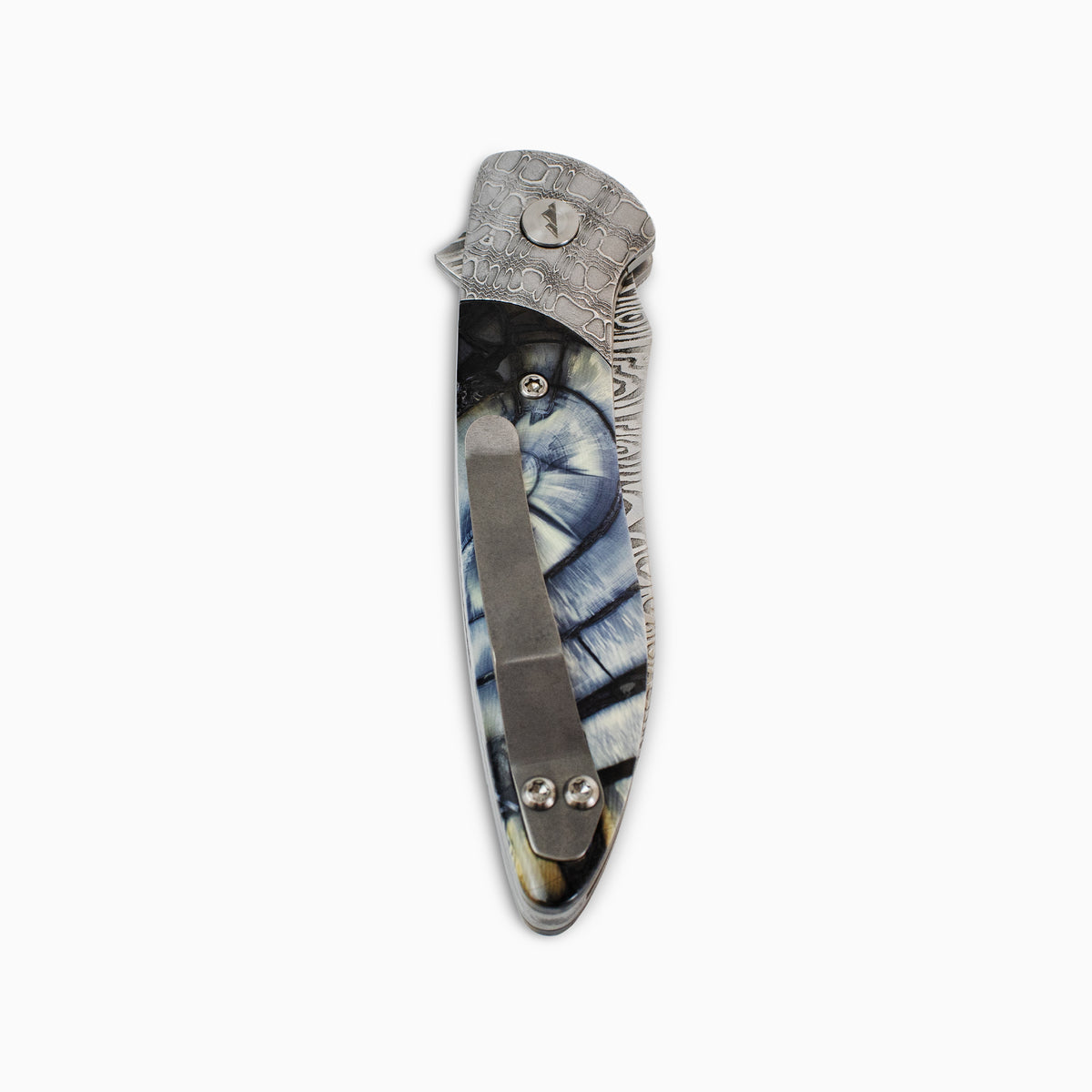 Glory Folder Semi-Custom #310 Mammoth - Reptilian Damascus - Heimskringla Damasteel