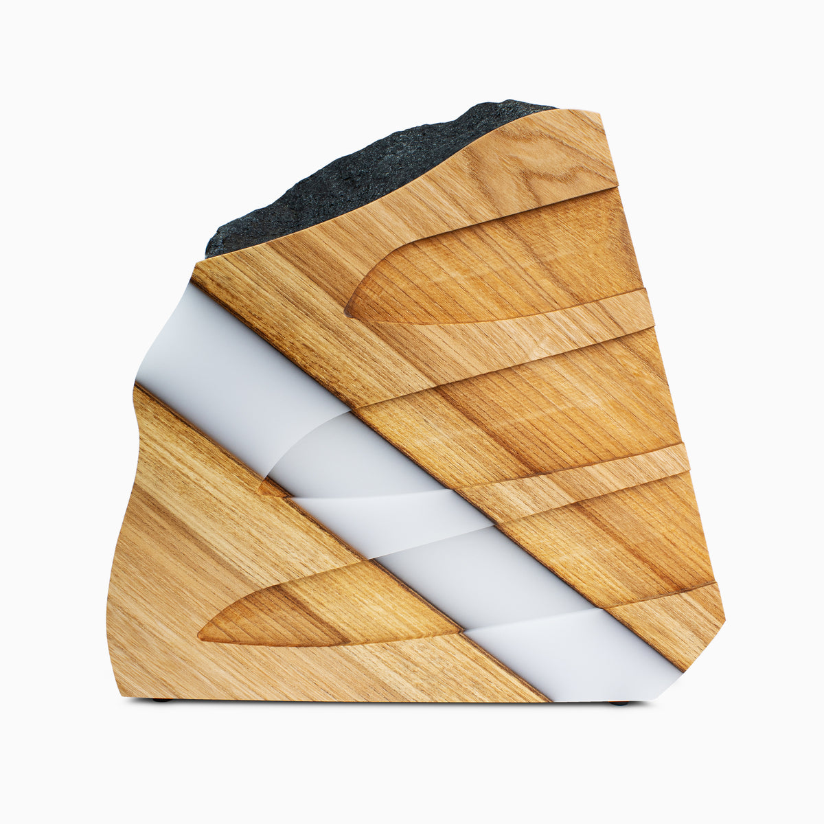 Winter Willows 5pc Chef Rock Block