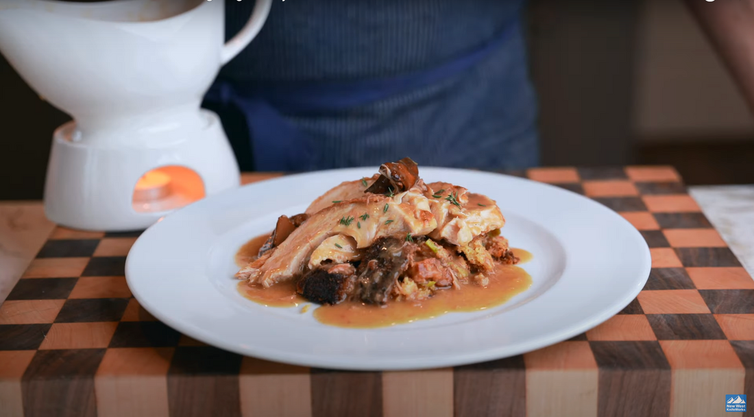 Western-style Thanksgiving starring the Western Chef Knife