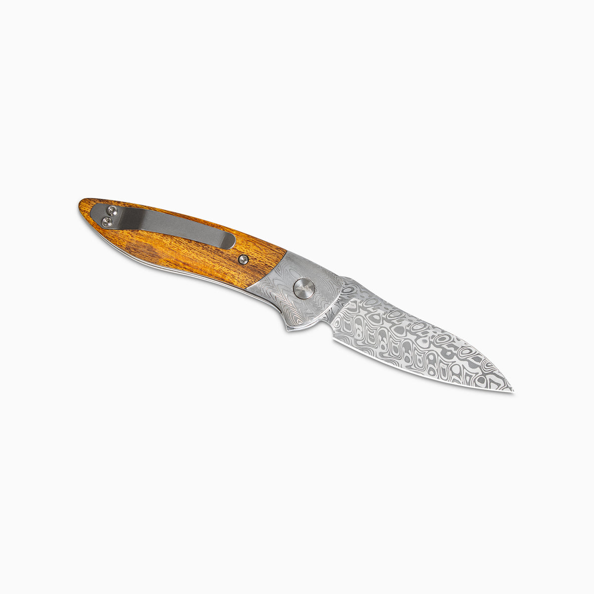 Glory Folder Semi-Custom #257 Ironwood - Spirograph Damascus - Aegir Damasteel