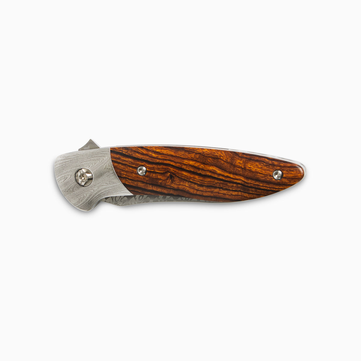 Glory Folder Semi-Custom #264 Ironwood - Ladder Damascus - Aegir Damasteel