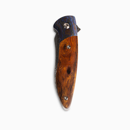 Glory Folder Semi-Custom #282 Ironwood - Zircuti Damascus - Aegir Damasteel