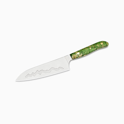 7" Teton Edge Santoku - Maker's Mark: "High Meadow"