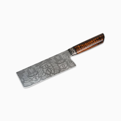 Arik Miller/NWKW | 7” Damascus Nakiri #049