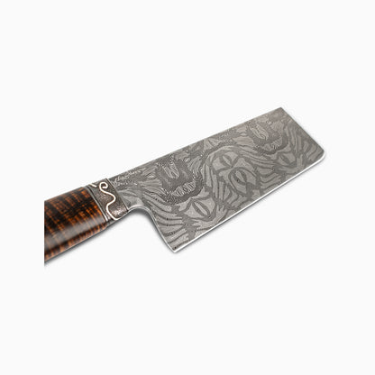 Arik Miller/NWKW | 7” Damascus Nakiri #049