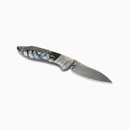Glory Folder Semi-Custom #310 Mammoth - Reptilian Damascus - Heimskringla Damasteel