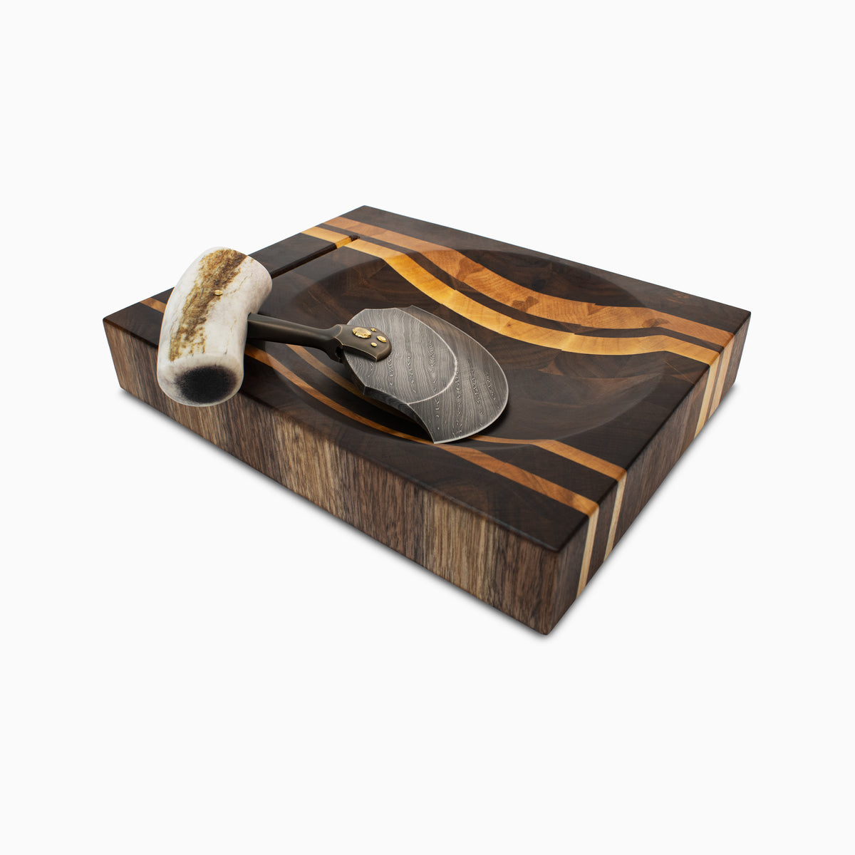 Custom Elk Antler Ulu #048 by Arik Miller