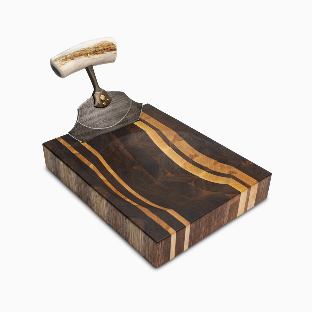 Custom Elk Antler Ulu #048 by Arik Miller