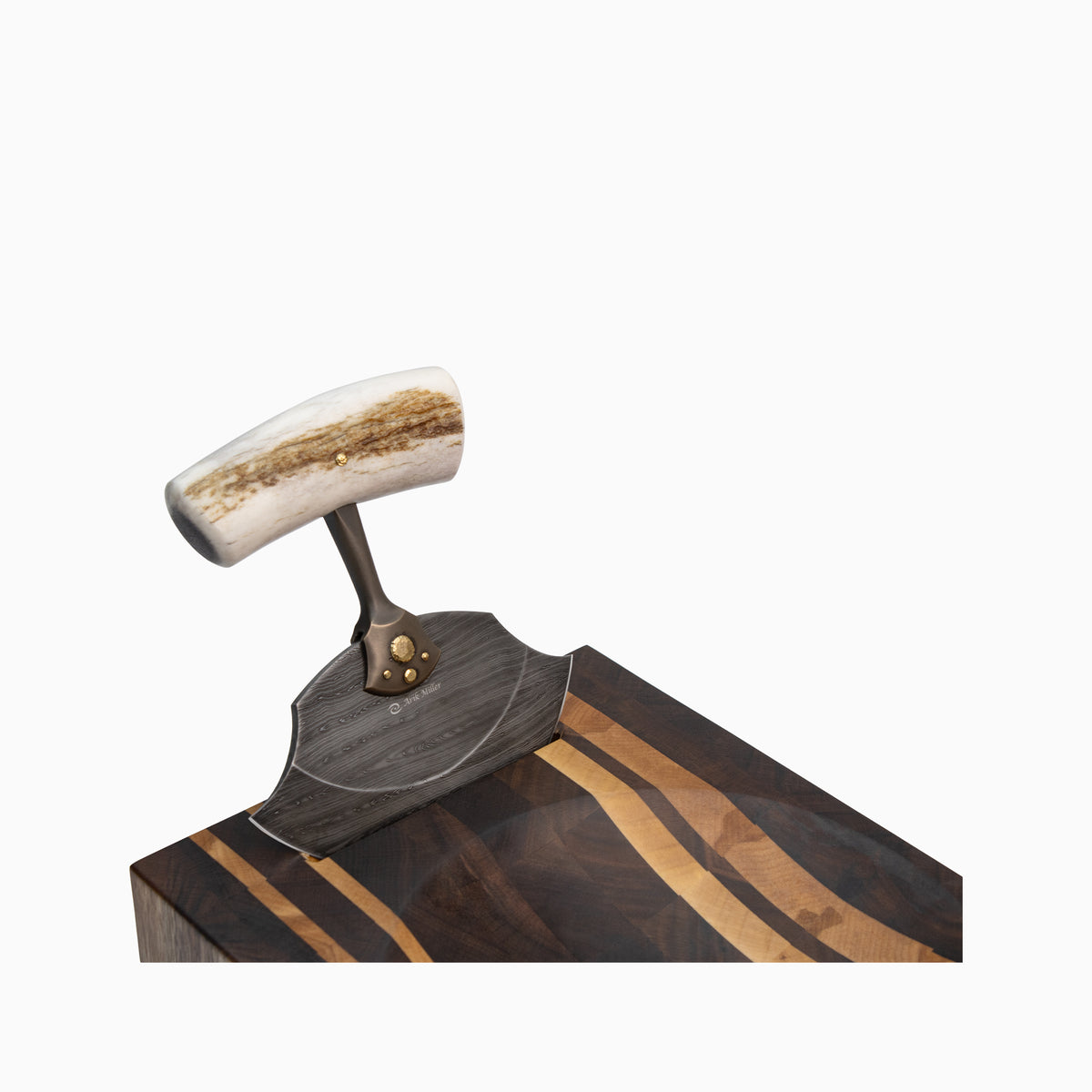 Custom Elk Antler Ulu #048 by Arik Miller