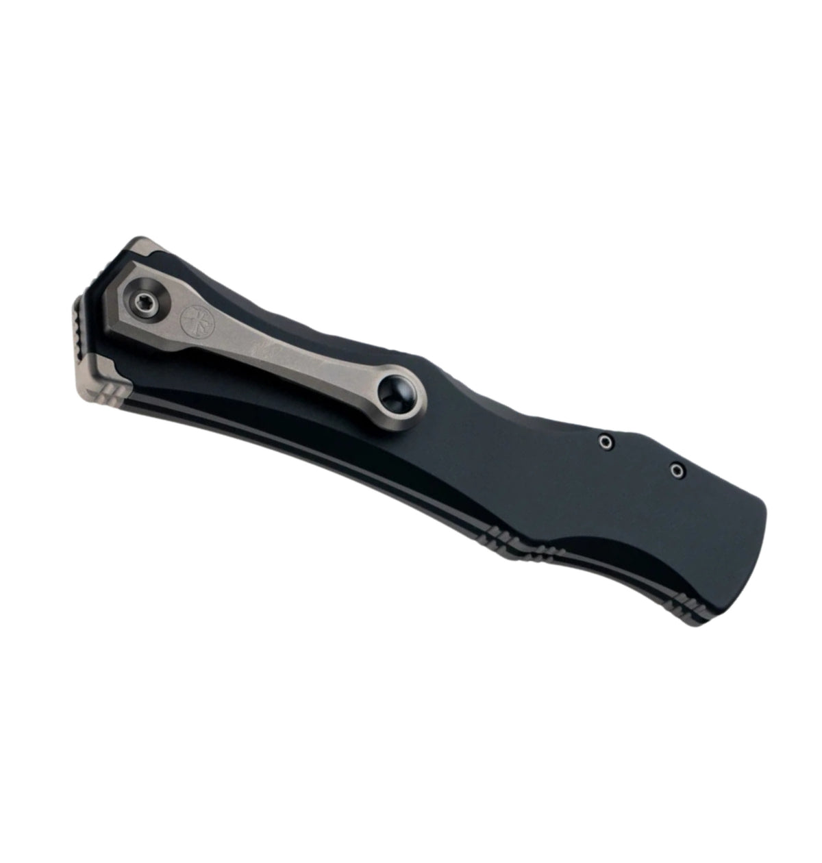 Microtech Halo IV 1151-10MS1 |  Black Hardcoat Anodized Handle + T/E Stonewash Blade