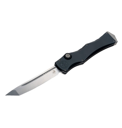 Microtech Halo IV 1151-10MS1 |  Black Hardcoat Anodized Handle + T/E Stonewash Blade
