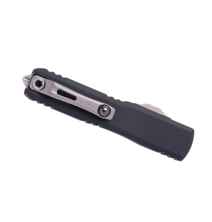 Microtech Ultratech Gen III 1119EX-10S | Black Handle + Hellhound Stonewash Blade