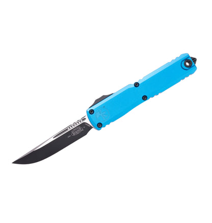 Microtech Ultratech Gen IV 11214-1BL | Blue Handle + S/E Black Blade