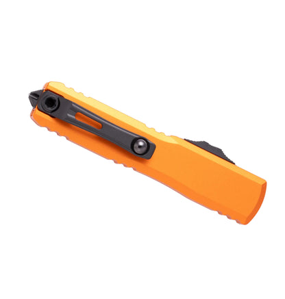 Microtech Ultratech Gen IV 11214-1OR | Orange Handle + S/E Black Blade