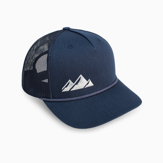 Navy Trucker Rope Hat | NWKW Logo