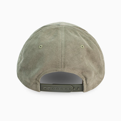 Olive Corduroy Hat | Stay Sharp Logo