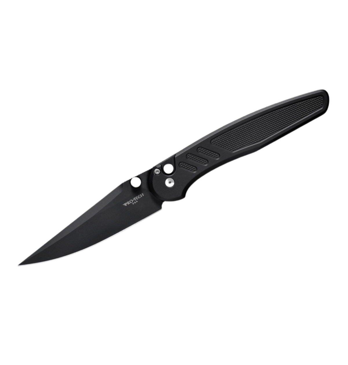 Pro-Tech Avalon PN1103 | Knurled Black Aluminum Handle + DLC Magnacut Blade
