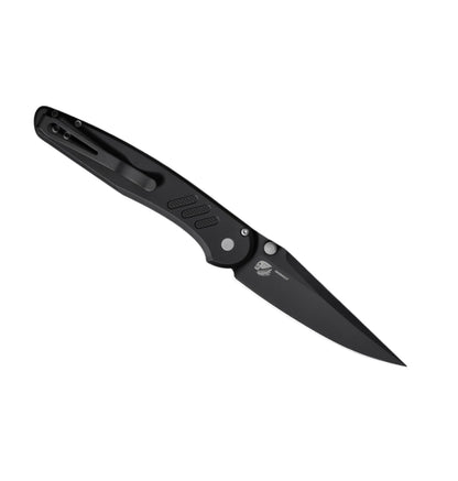 Pro-Tech Avalon PN1103 | Knurled Black Aluminum Handle + DLC Magnacut Blade