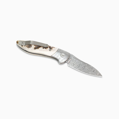 Glory Folder Semi-Custom #299 Elk - Reptilian Damascus - Aegir Damasteel