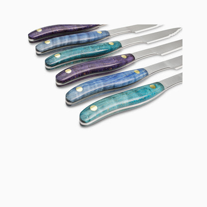 6pc Steak Knife Set – Maker's Mark: "Aurora" No.4
