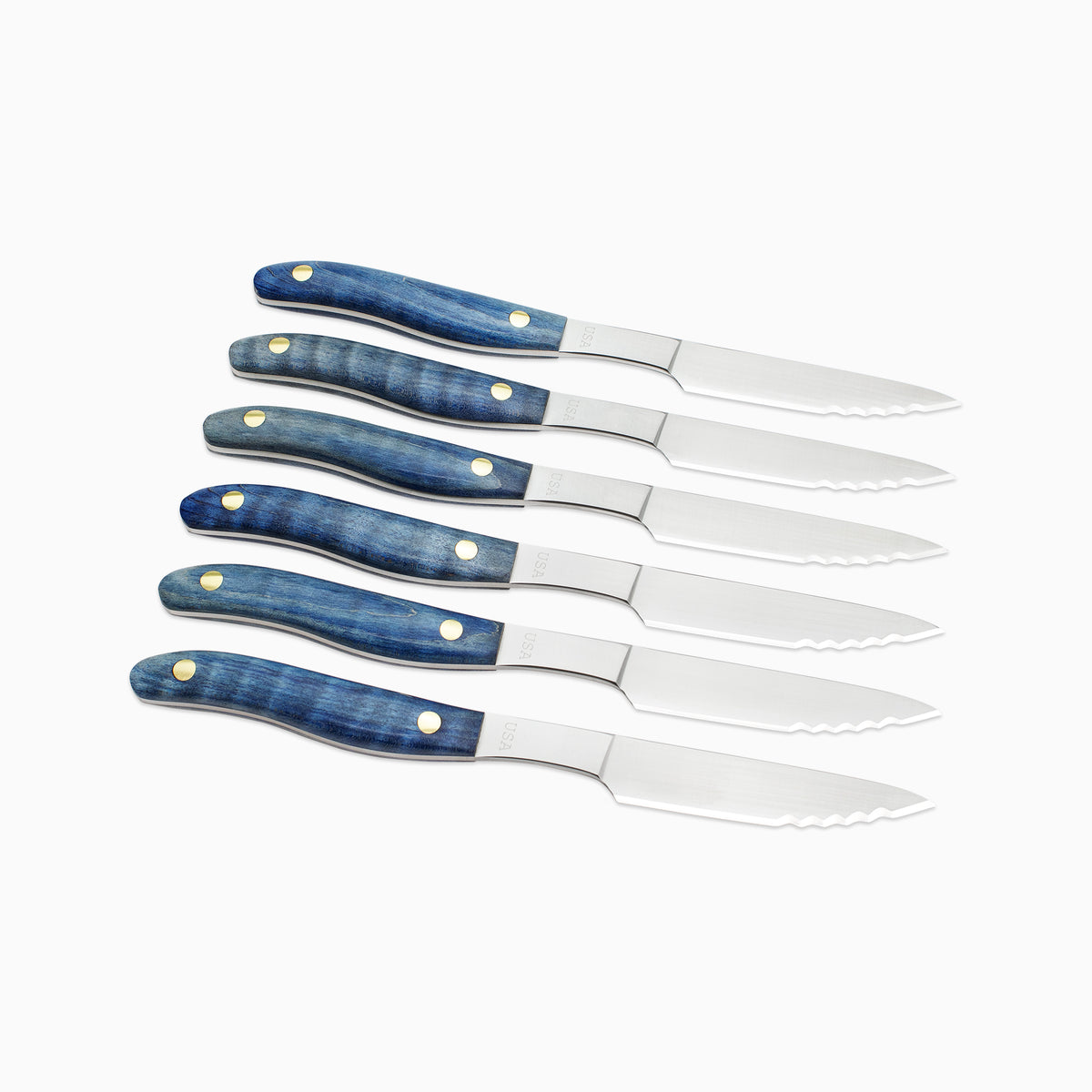 6pc Steak Knife Set – Maker's Mark: "Aurora" No.5