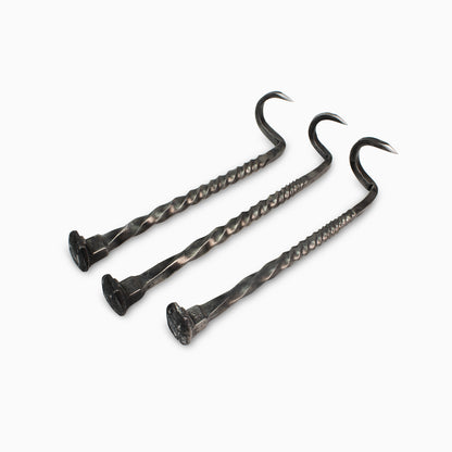 Jack Rellstab | Forged Railroad Spike Steak Turners
